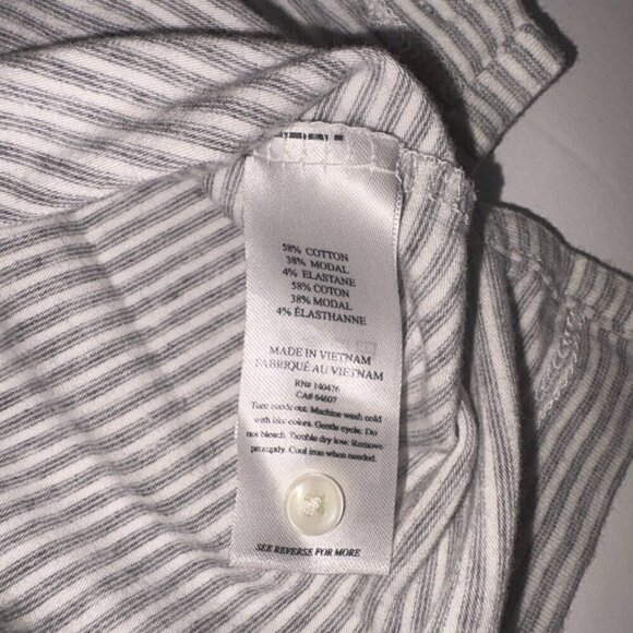 Faherty Gray Striped Polo Shirt - Picture 5 of 9